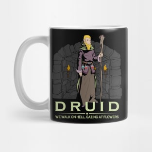 D20 Roleplaying Character - Druid Mug